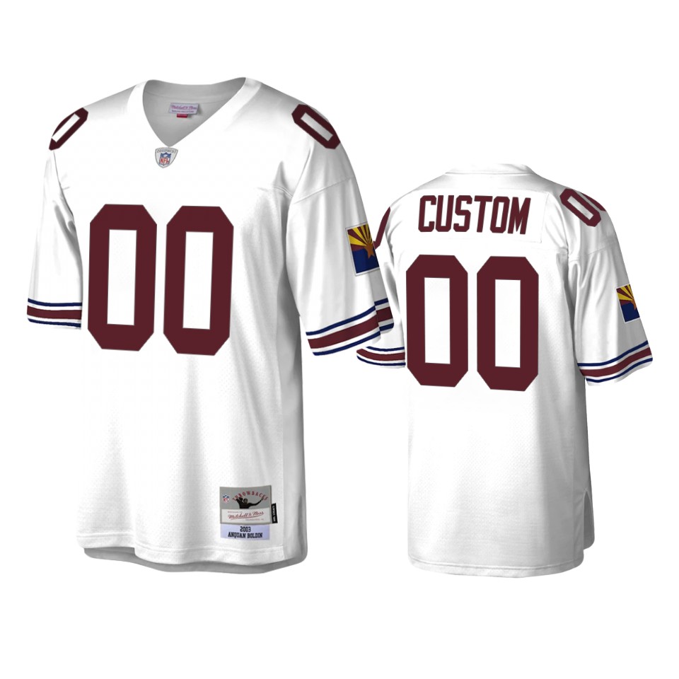 Cardinals White Custom Legacy Replica Jersey