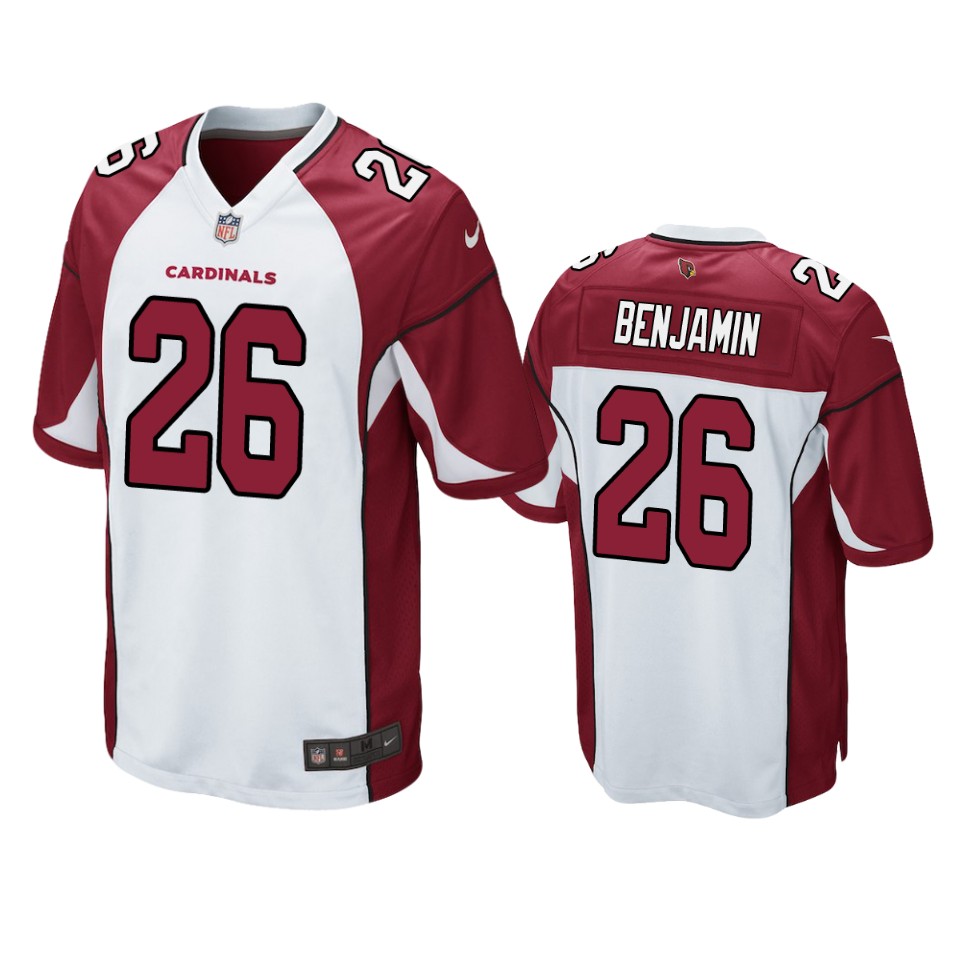 Cardinals White Eno Benjamin Game Jersey