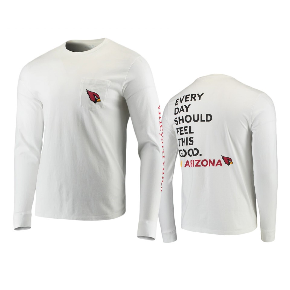 Cardinals White Feel Good Long Sleeve T-Shirt