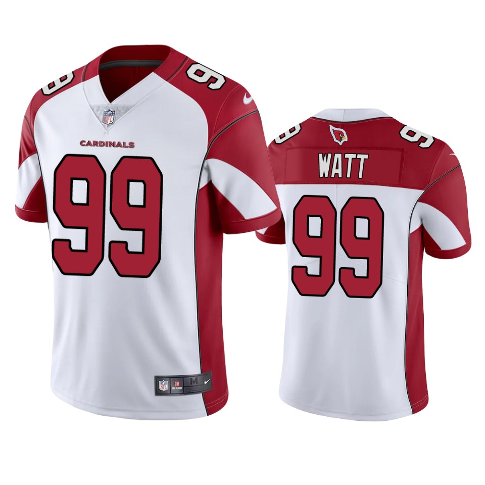 Cardinals White J.J. Watt Vapor Limited Jersey