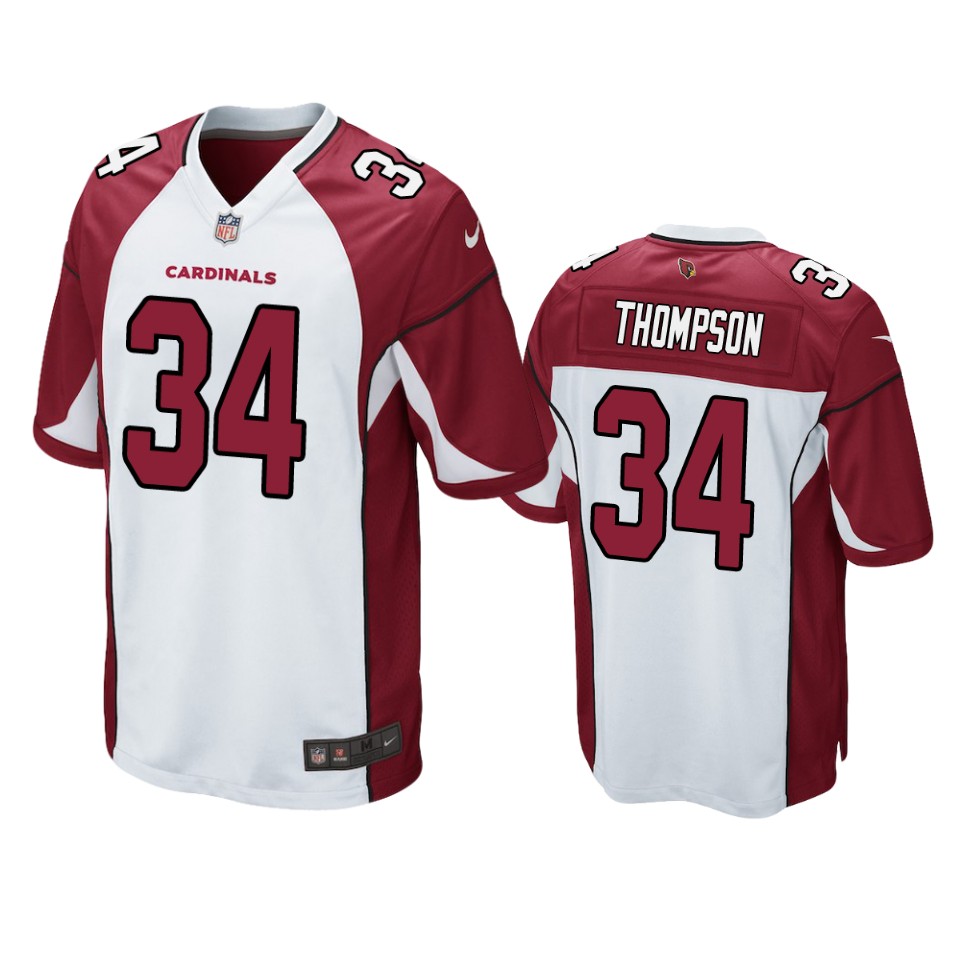 Cardinals White Jalen Thompson Game Jersey