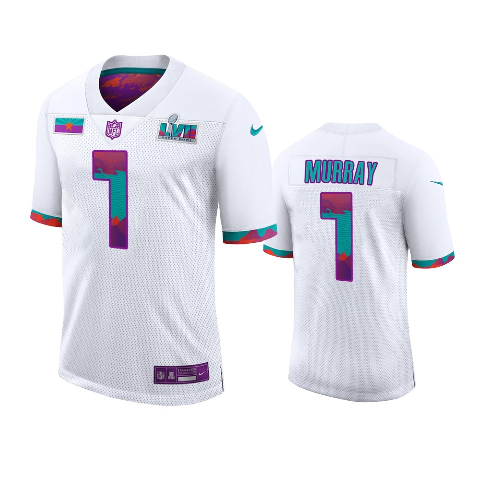 Cardinals White Kyler Murray Super Bowl LVII Jersey