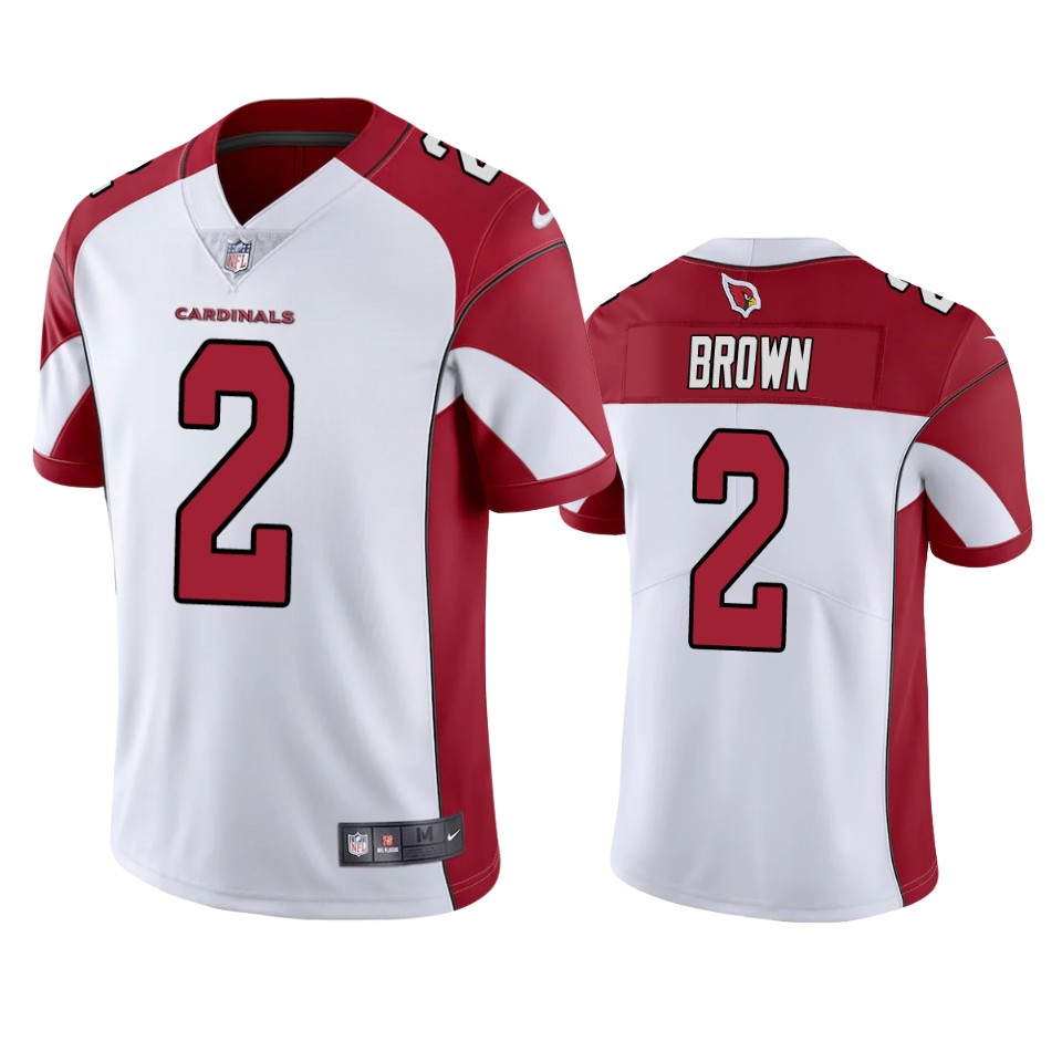 Cardinals White Marquise Brown Vapor Limited Jersey