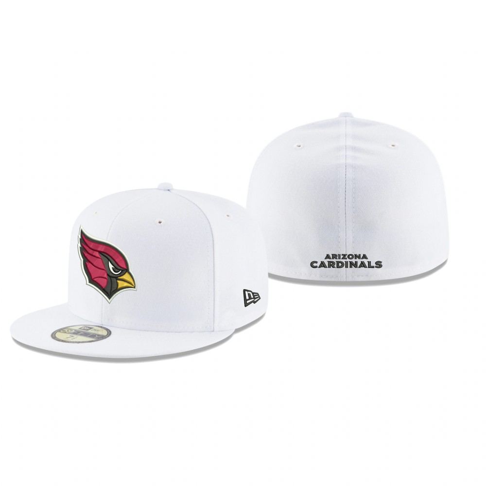 Cardinals White Omaha 59FIFTY Fitted Hat