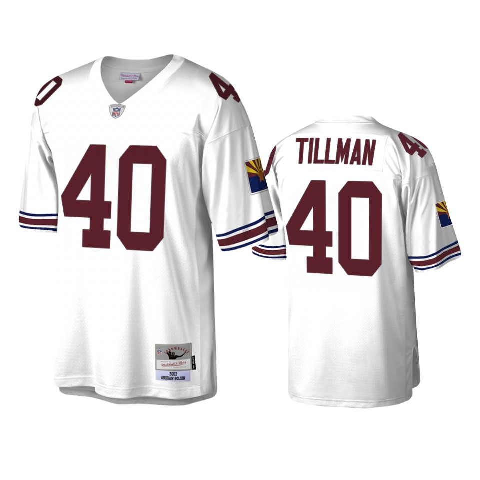 Cardinals White Pat Tillman Legacy Replica Jersey