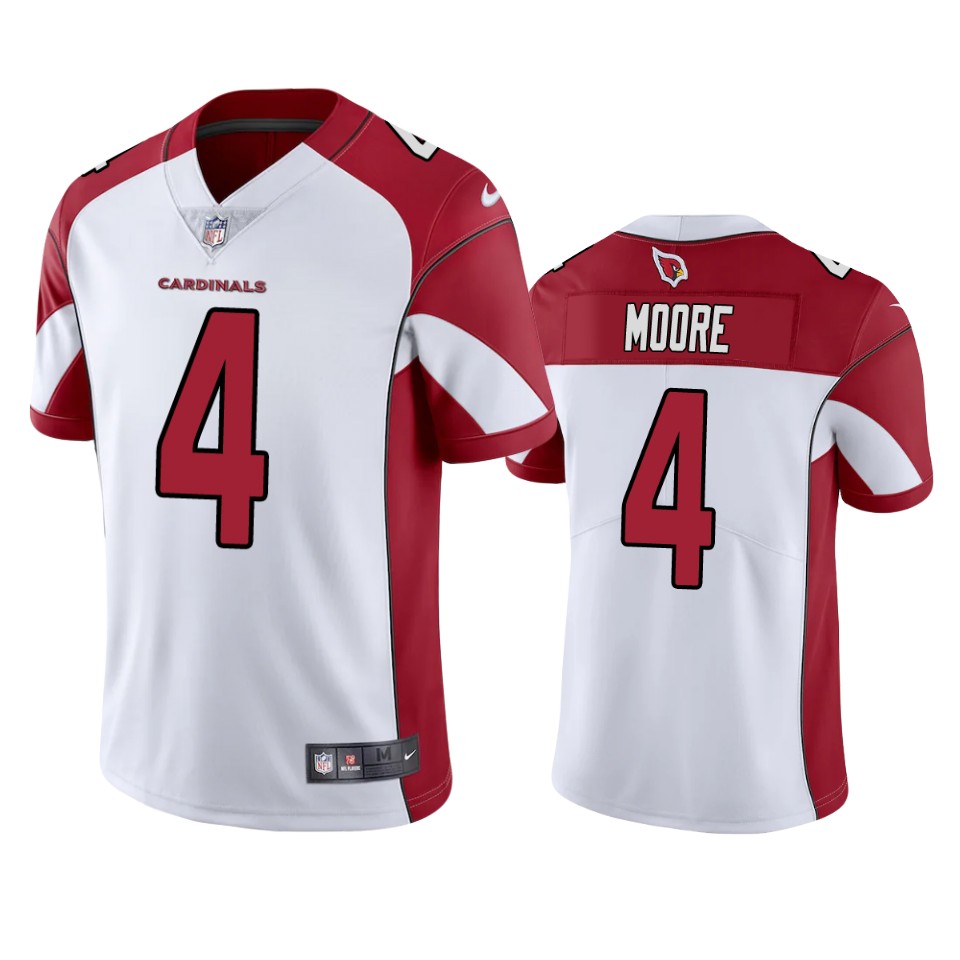 Cardinals White Rondale Moore Vapor Limited Jersey