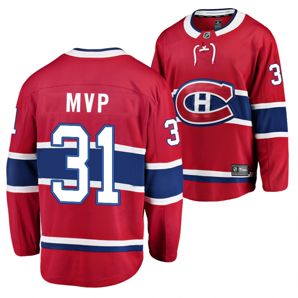 Carey Price Canadiens 2021 Playoff MVP Black Jersey