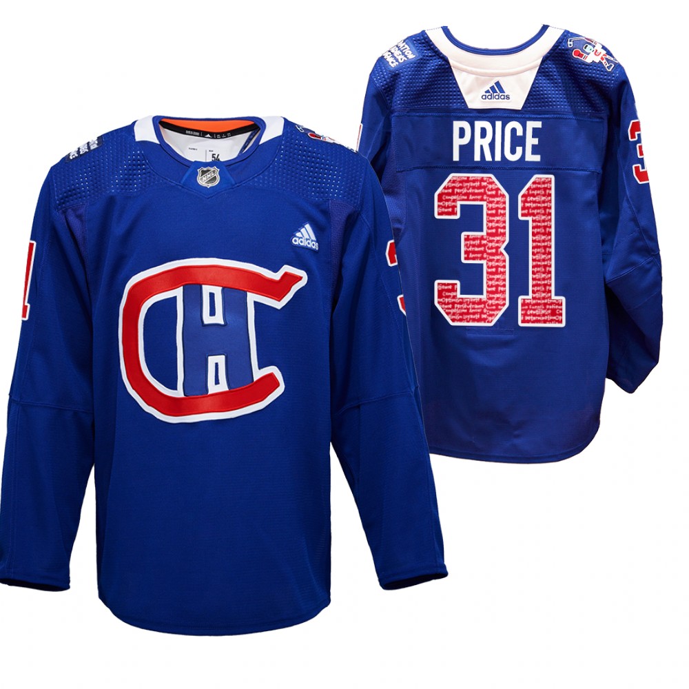 Carey Price Canadiens RadioTeleDON Jersey Royal Special Edition