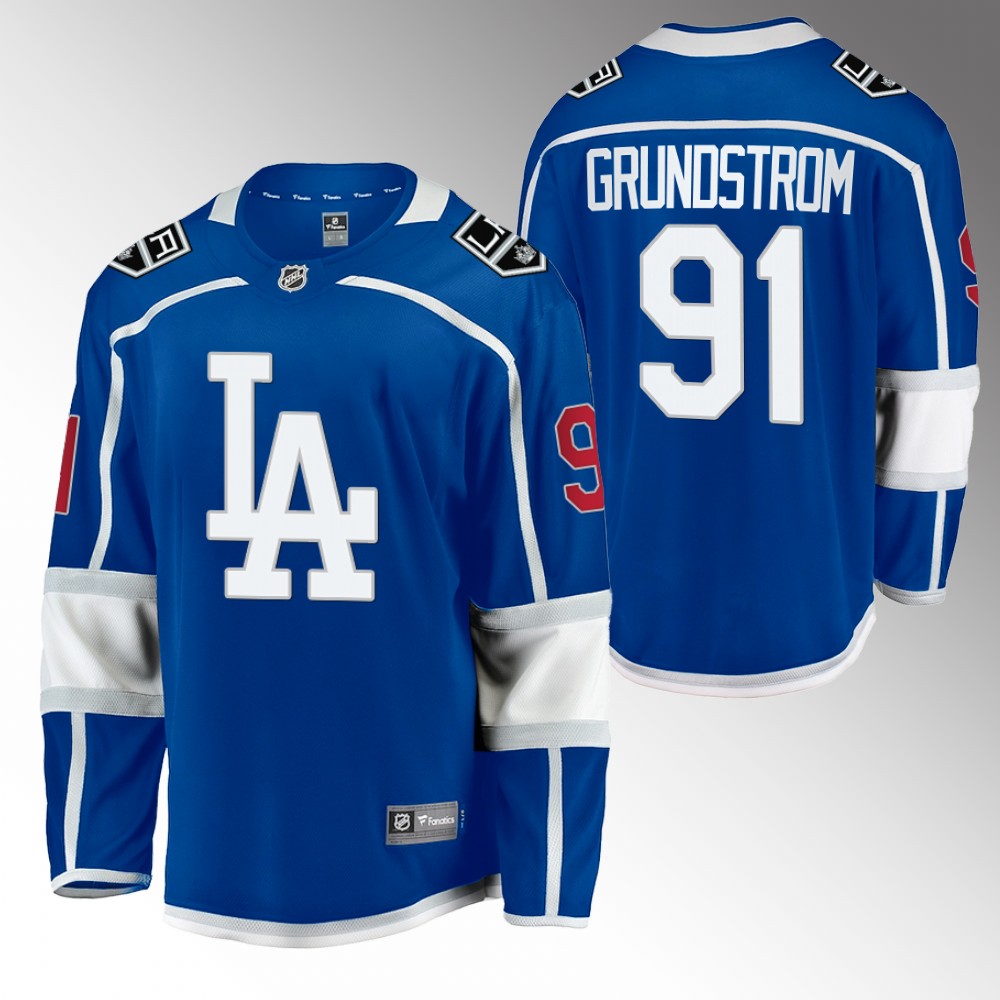 Carl Grundstrom Kings LA Kings Night Jersey Royal Exclusive