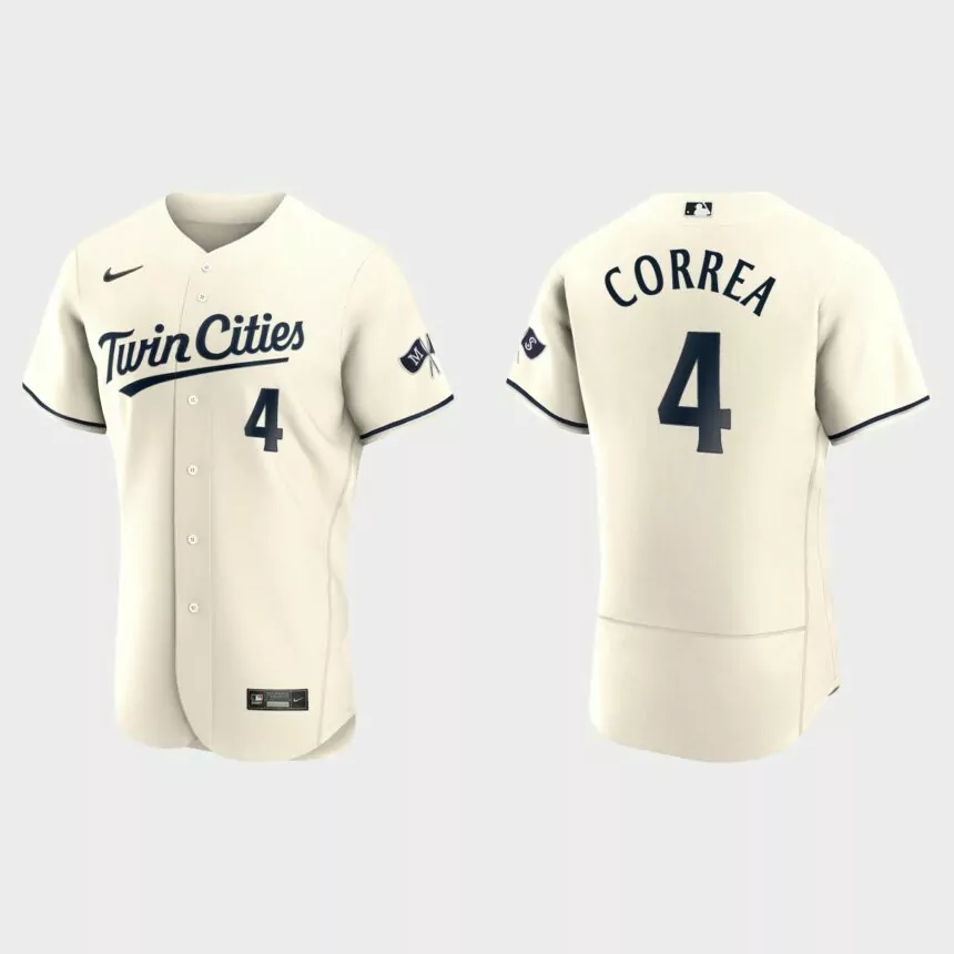 Carlos Correa Minnesota Twins 2023 Authentic Jersey – Cream