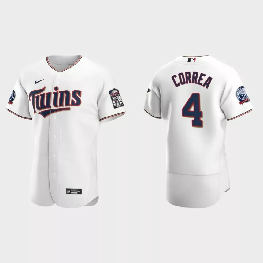 Carlos Correa Minnesota Twins Authentic Home Jersey – White