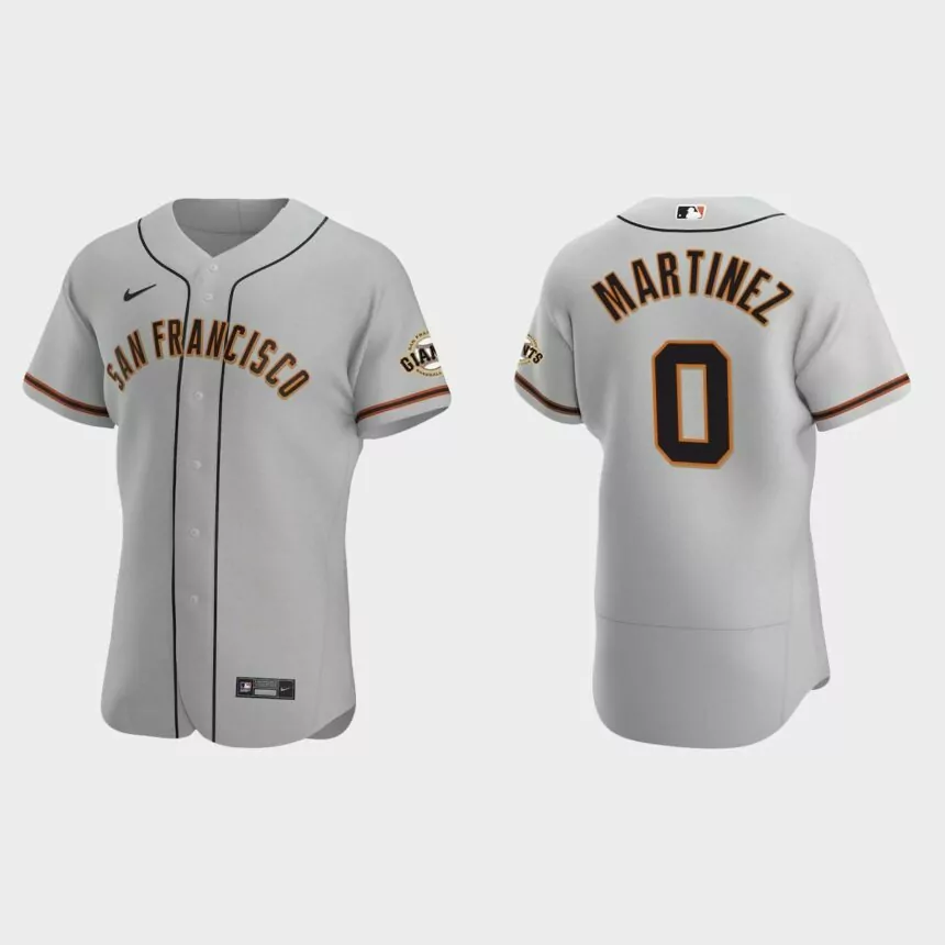 Carlos Martinez San Francisco Giants Authentic Road Jersey – Gray