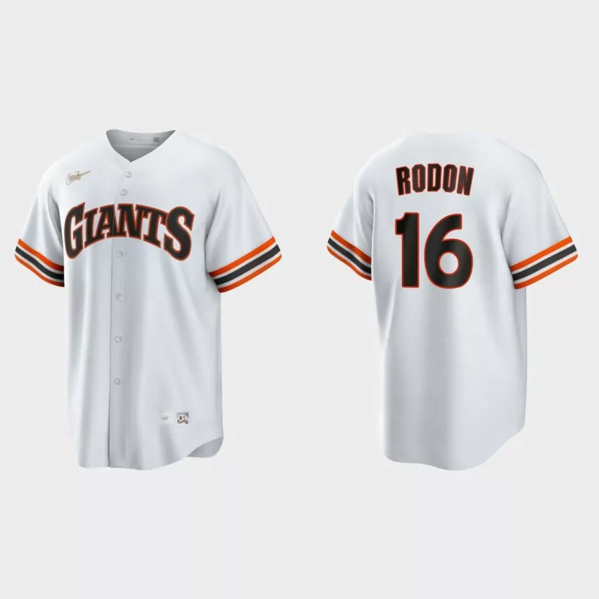 Carlos Rodon San Francisco Giants Cooperstown Home Jersey – White