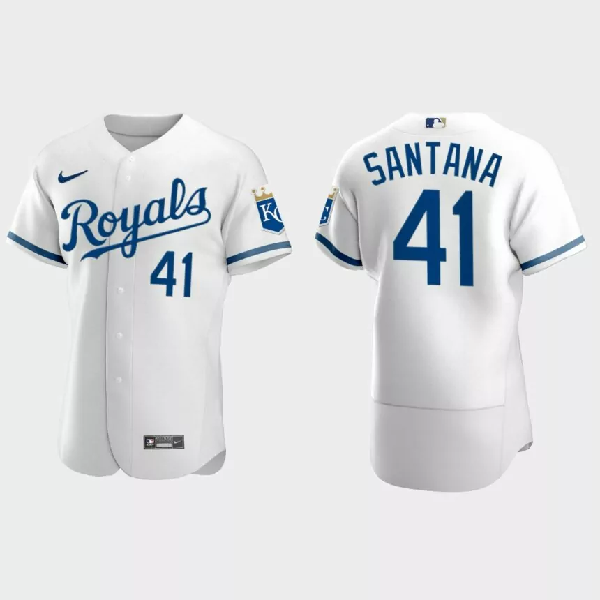 Carlos Santana Kansas City Royals 2022 Authentic Jersey – White