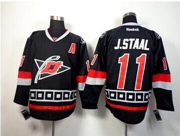 Carolina Hurricanes #11 Jordan Staal Black Third Stitched NHL Jersey