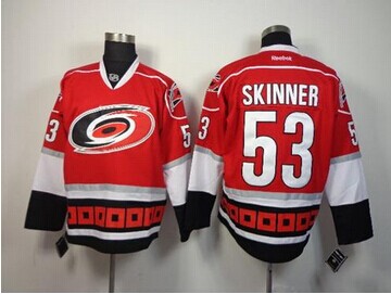 Carolina Hurricanes #53 Jeff Skinner Red Home NHL Jersey