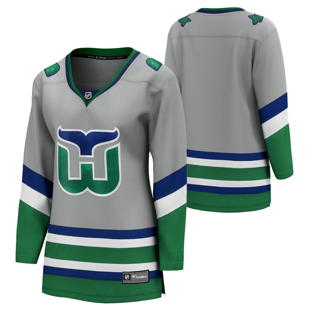 Carolina Hurricanes 2021 Special Edition Gray Women Jersey Retro