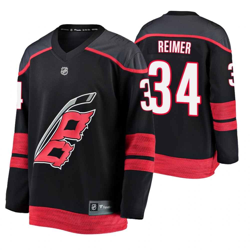 Carolina Hurricanes James Reimer Men's Alternate Breakaway Player Fanatics Branded Jersey