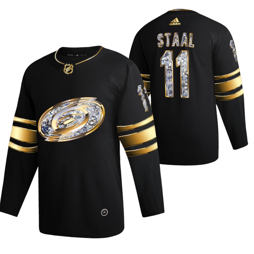 Carolina Hurricanes Jordan Staal Black 2022 Stanley Cup Playoffs Diamond Edition Jersey