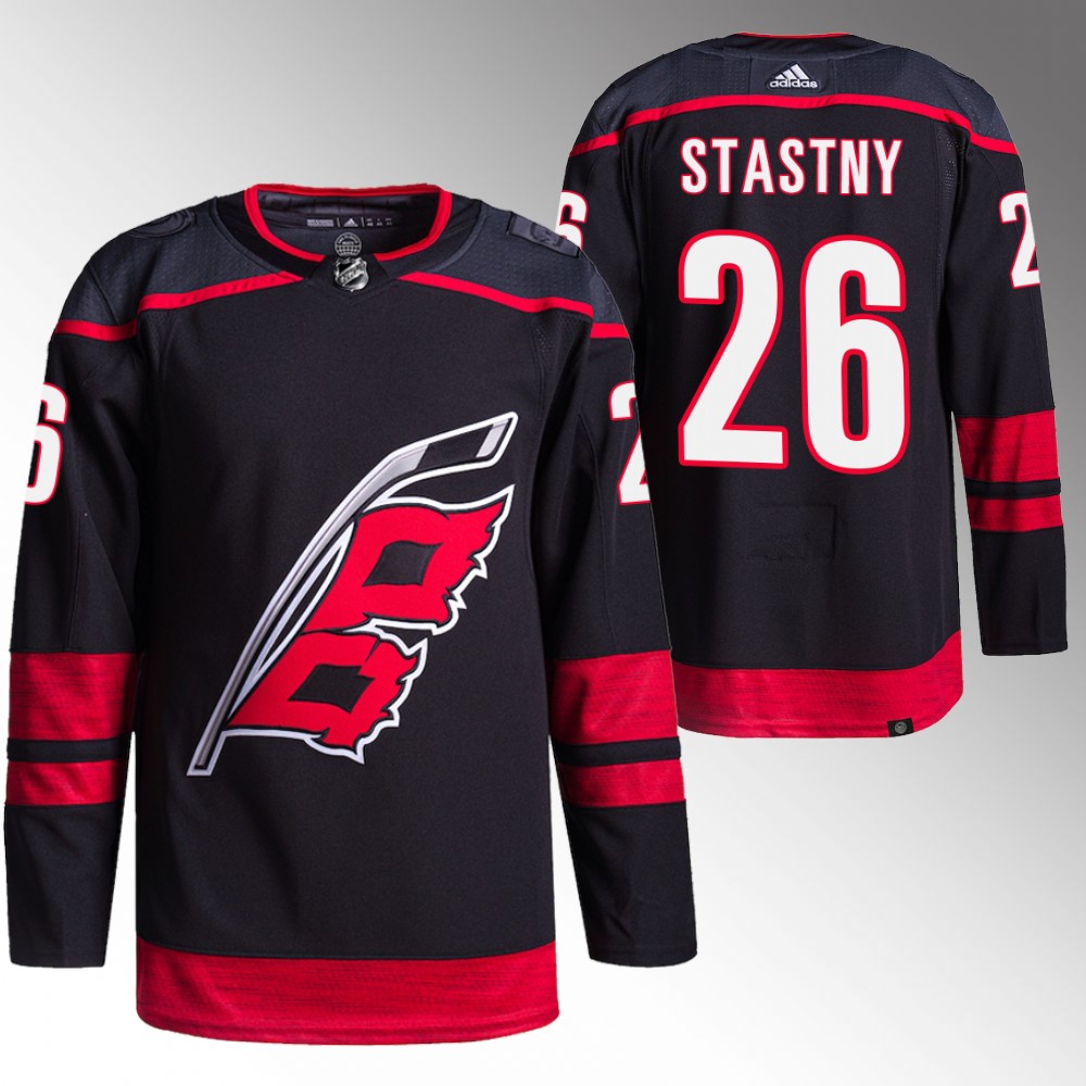 Carolina Hurricanes Paul Stastny Black Primegreen Authentic Alternate Jersey
