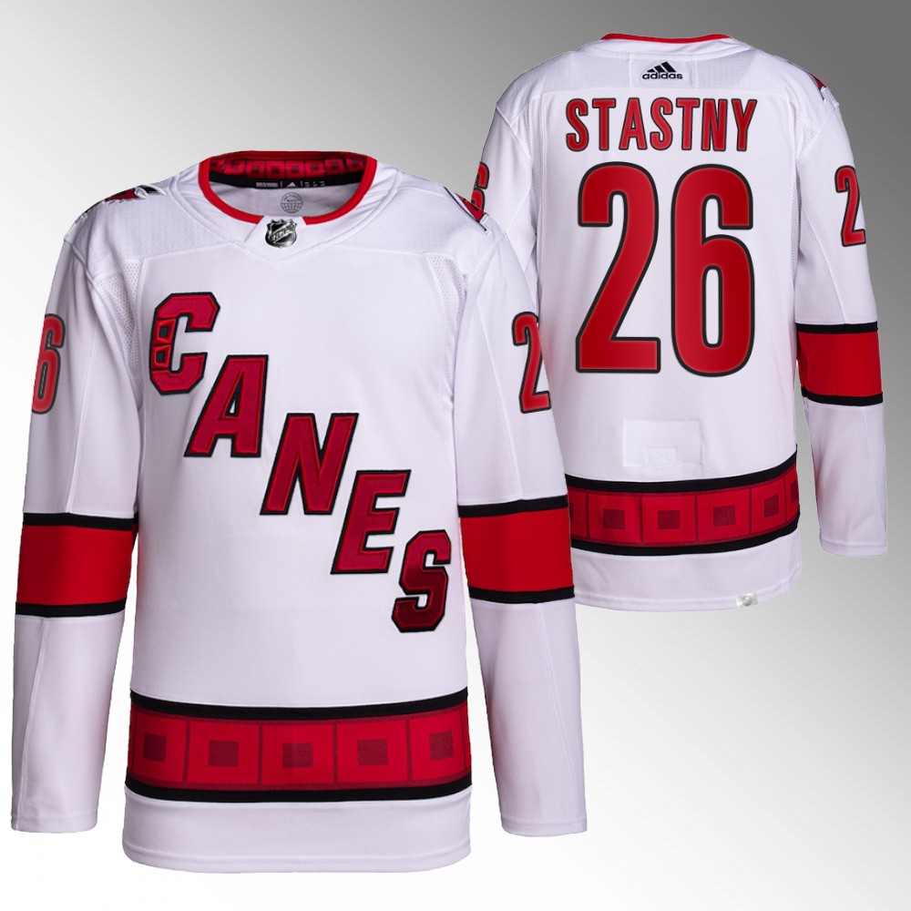 Carolina Hurricanes Paul Stastny White Primegreen Authentic Away Jersey