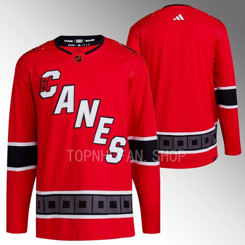 Carolina Hurricanes Red Reverse Retro 2.0 Authentic Primegreen Hockey Jersey