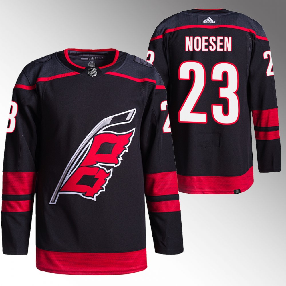 Carolina Hurricanes Stefan Noesen Black Authentic Primegreen Alternate Jersey