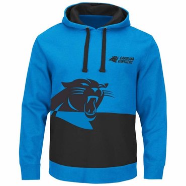 Carolina Panthers Blue All Stitched Hooded Sweatshirt
