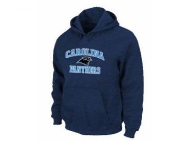 Carolina Panthers Heart & Soul Pullover Hoodie D.Blue