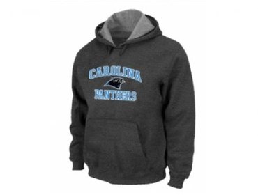 Carolina Panthers Heart & Soul Pullover Hoodie D.Grey