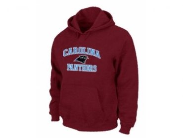 Carolina Panthers Heart & Soul Pullover Hoodie Red