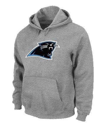 Carolina Panthers Logo Pullover Hoodie Grey