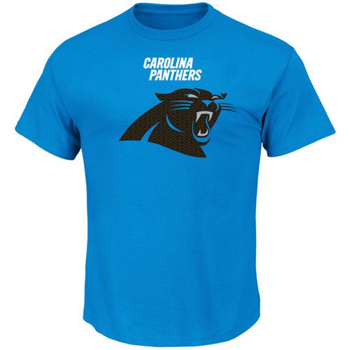 Carolina Panthers Majestic Critical Victory T-Shirt Blue