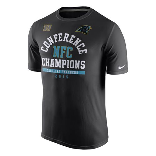 Carolina Panthers Nike 2015 NFC Conference Champions Arch Legend T-Shirt Black