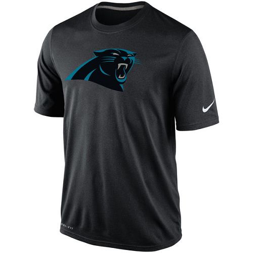 Carolina Panthers Nike Black Legend Logo Essential 2 Performance T-Shir