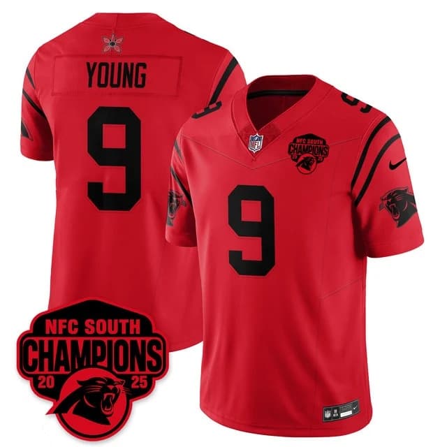 Carolina Panthers Stranger Things NFC South Division Champions Vapor Limited Jersey - All Stitched Bryce  Young - 9