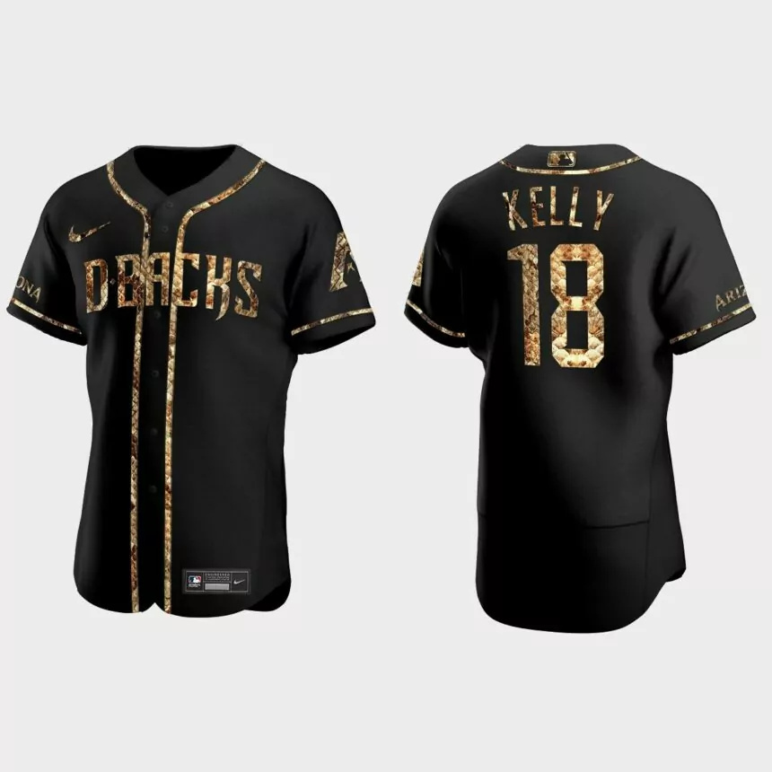 Carson Kelly Arizona Diamondbacks Python Skin Authentic Jersey – Black.jpg