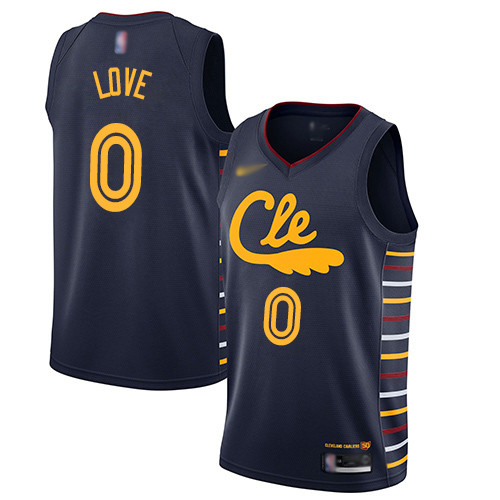 Cavaliers #0 Kevin Love Navy Basketball Swingman City Edition 2019 20 Jersey