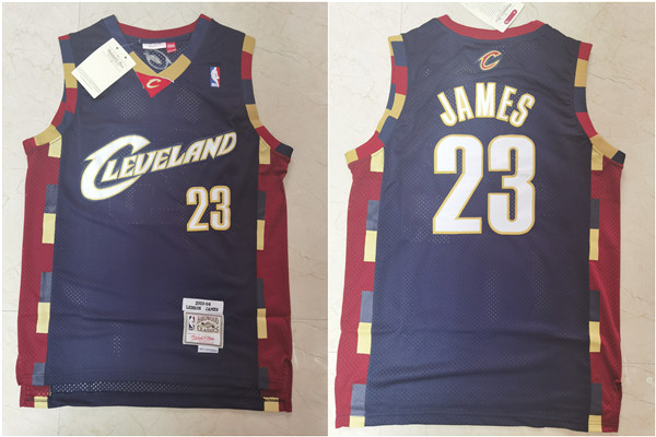 Cavaliers 23 Lebron James Black 2003-04 Hardwood Classics Jersey