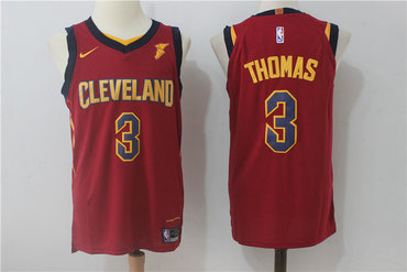 Cavaliers 3 Isaiah Thomas Red Nike Jersey