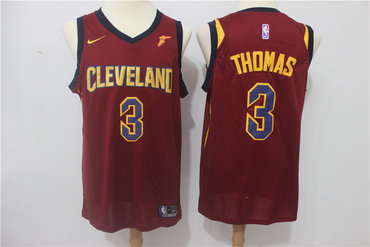 Cavaliers 3 Isaiah Thomas Red Nike Swingman Jersey