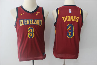 Cavaliers 3 Isaiah Thomas Red Youth Nike Swingman Jersey