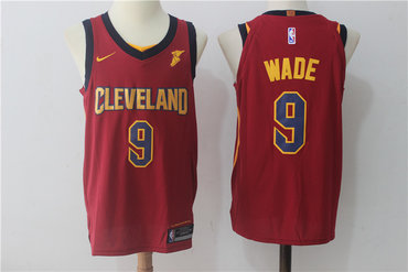 Cavaliers 9 Dwyane Wade Maroon Nike Jersey