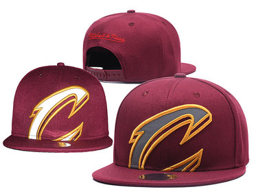 Cavaliers Big Logo Reflective Red Snapback Adjustable Hat GS