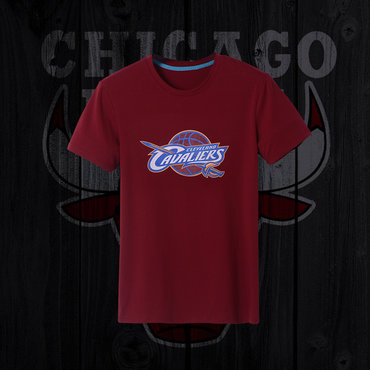 Cavaliers Fresh Logo D.Red Men's Short Sleeve T-Shirt