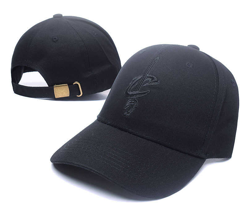 Cavaliers Team Logo Black Adjustable Hat SG2