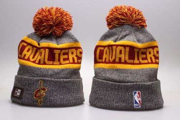 Cavaliers Team Logo Gray Knit Hat YP