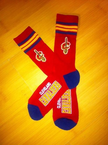Cavaliers Team Logo Red NBA Socks