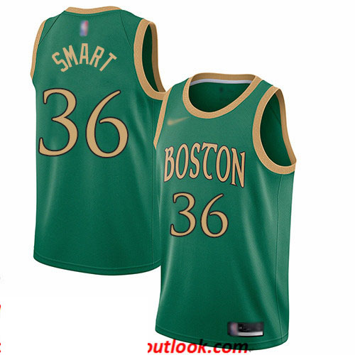 Celtics #36 Marcus Smart Green Basketball Swingman City Edition 2019 20 Jersey