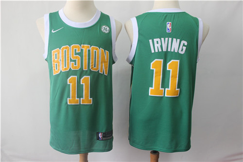Celtics 11 Kyrie Irving Green 2018-19 Earned Edition Nike Swingman Jersey